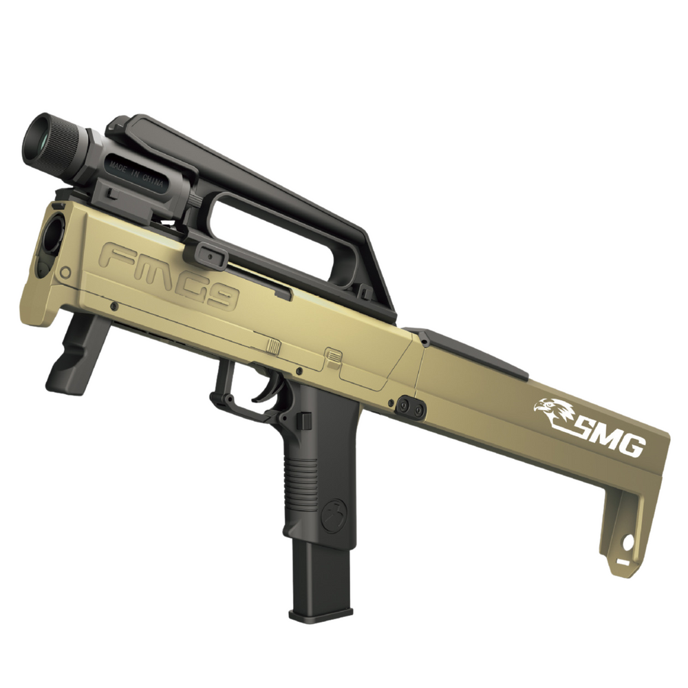 Skládací puška FMG9 s pěnovými náboji a světlem