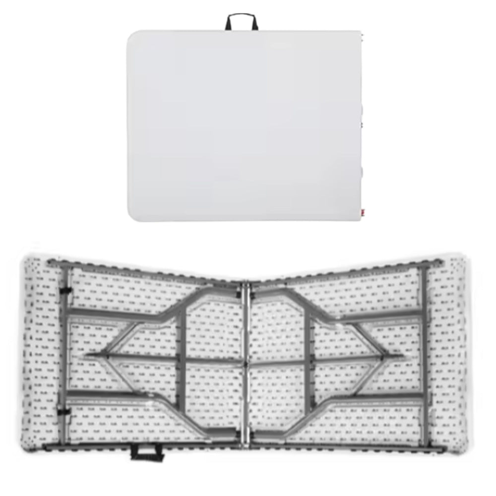 Skládací stůl 180x74 cm – cateringový banketový | bílý