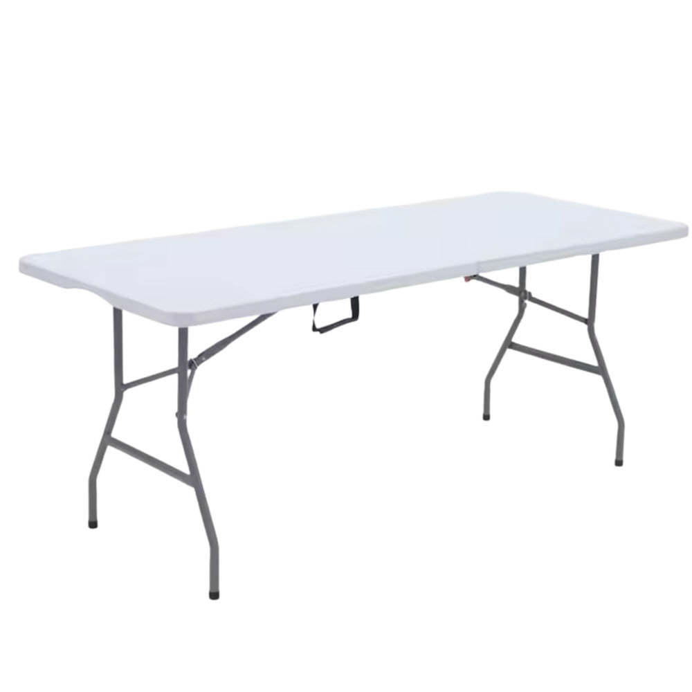 Skládací stůl 180x74 cm – cateringový banketový | bílý