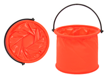 Skládací víceúčelové kbelíček PVC do vody oranžový