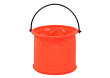 Skládací víceúčelové kbelíček PVC do vody oranžový