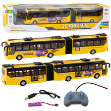 Školní autobus na dálkové ovládání RC kloubový 1:32 žlutý