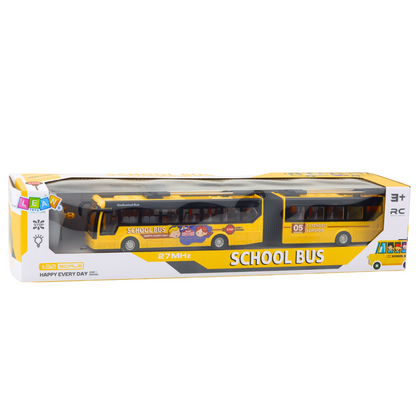 Školní autobus na dálkové ovládání RC kloubový 1:32 žlutý