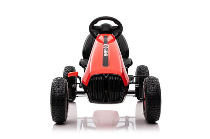 Šlapací gokart G208 – s ručním brzděním a spojkou | červený