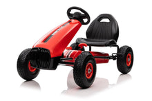 Šlapací gokart G208 – s ručním brzděním a spojkou | červený