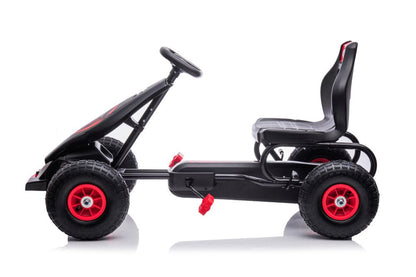 Šlapací motokára G18 – dětské vozítko | červená