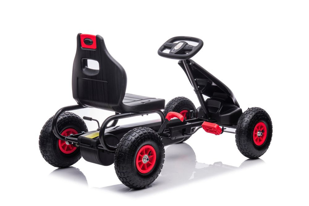 Šlapací motokára G18 – dětské vozítko | červená