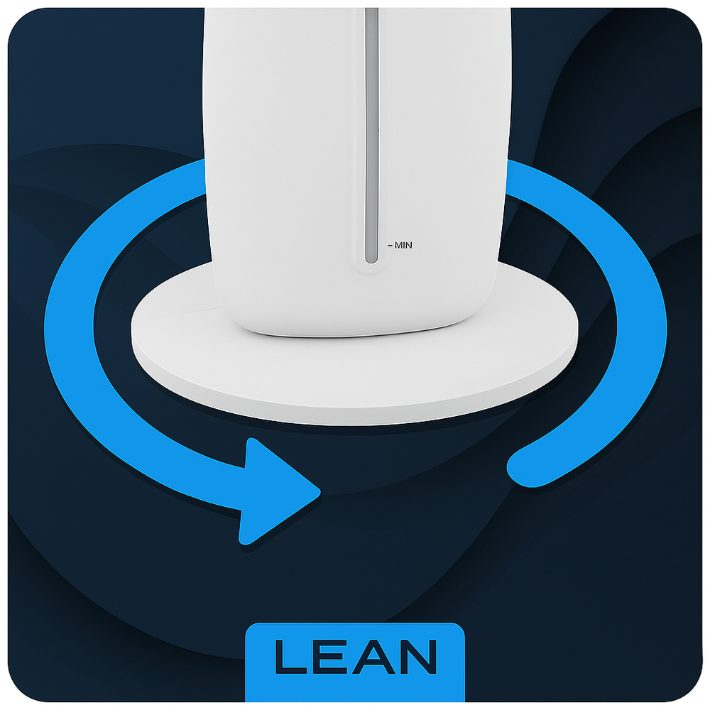 Sloupový ventilátor s vodním chlazením – 60W bílý ionizace