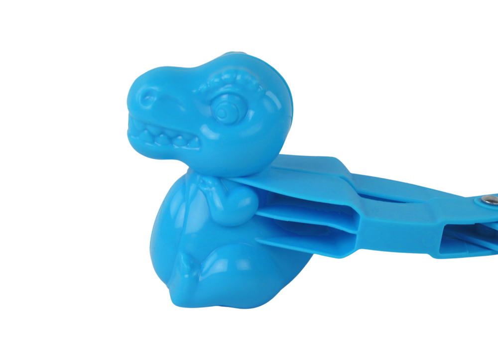 Sněhová forma na sněhuláky dinosaurus – modrá 35cm