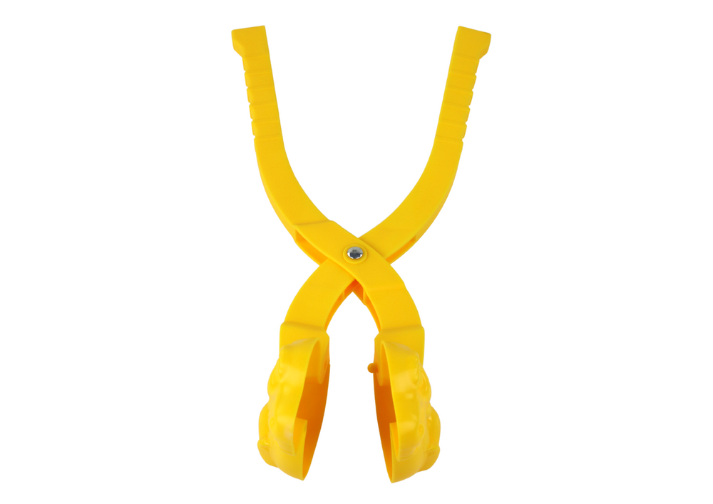Sněhová formička dinosaurus 35cm – žlutá | zimní hračka