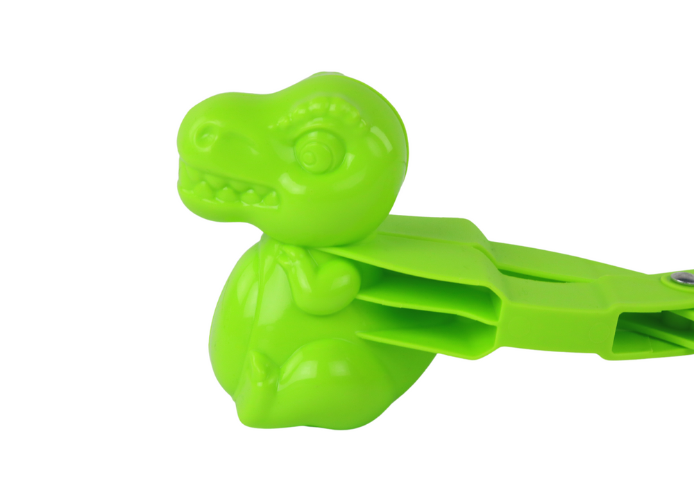 Sněhová formička na sněhuláky – dinosaurus zelený 35 cm