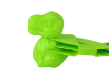 Sněhová formička na sněhuláky – dinosaurus zelený 35 cm