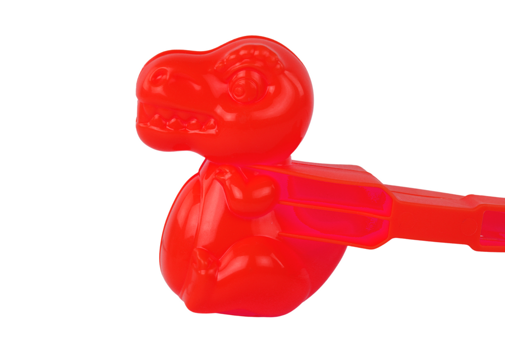 Sněhový formovač na sněhuláky – dinosaurus červený
