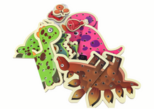 Šnurovací hra Dinosauří ráj – s 5 dinosaury a šňůrkami