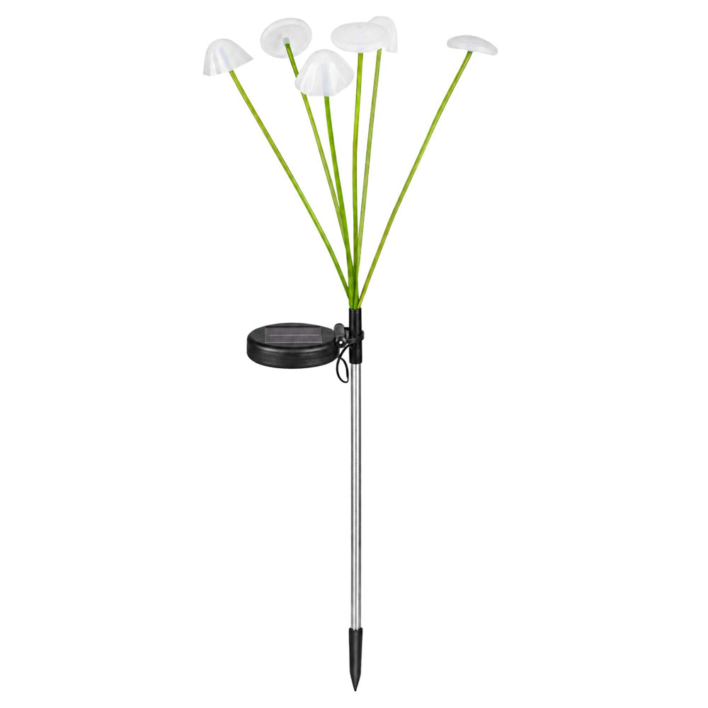Solární zahradní lampa dekorativní houbičky s LED světlem 70cm