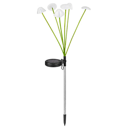 Solární zahradní lampa dekorativní houbičky s LED světlem 70cm