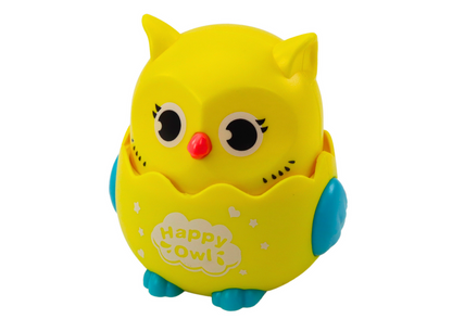 Sova s frikčním pohonem pro děti 4 barvy 8cm