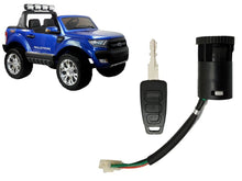 Spínací skříňka s klíčkem pro dětské auto Ford Ranger