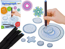 Spirograf edukační sada s fixy a šablonami pro děti