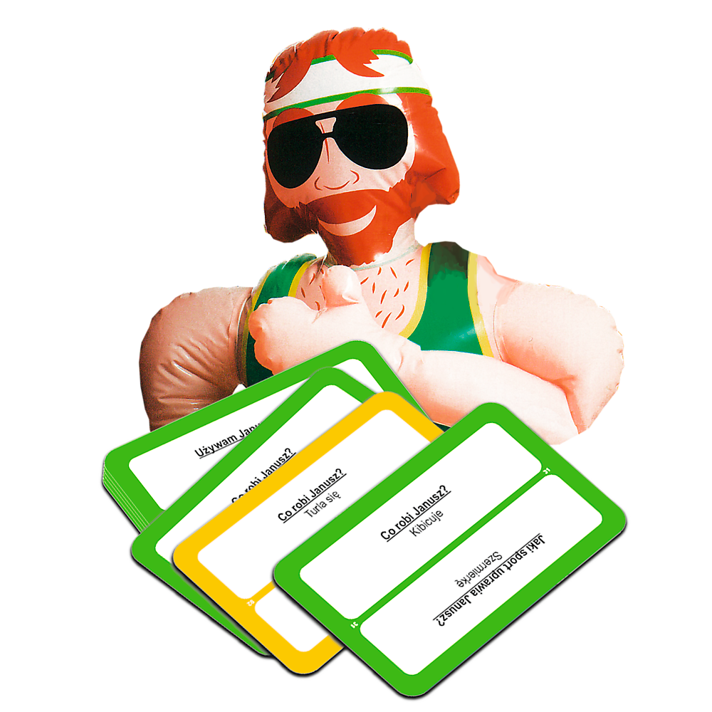 Společenská hra s nafukovacím Januszem – Trefl 02378