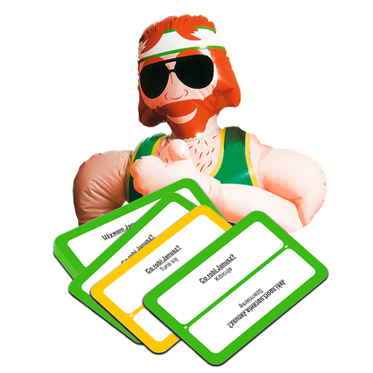 Společenská hra s nafukovacím Januszem – Trefl 02378