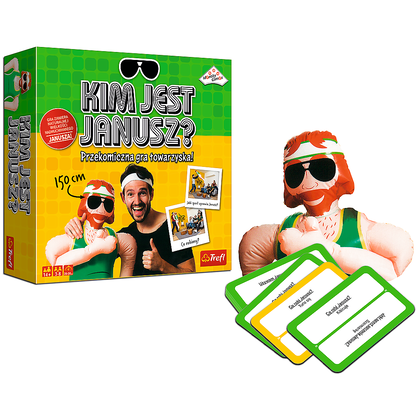 Společenská hra s nafukovacím Januszem – Trefl 02378