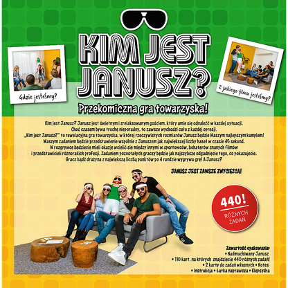 Společenská hra s nafukovacím Januszem – Trefl 02378