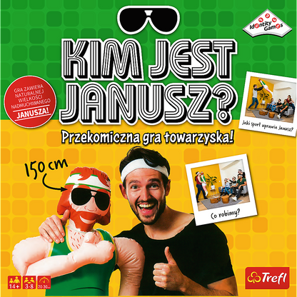 Společenská hra s nafukovacím Januszem – Trefl 02378