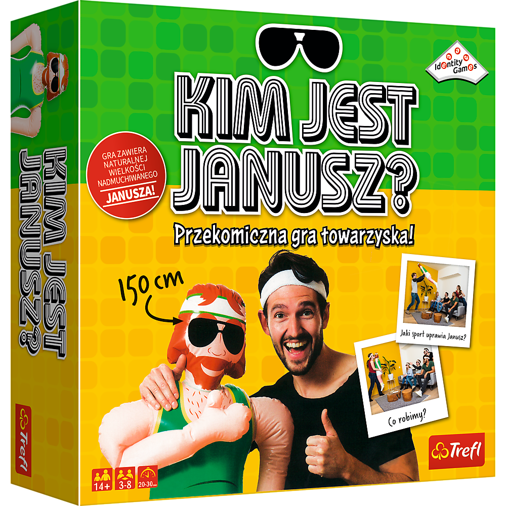Společenská hra s nafukovacím Januszem – Trefl 02378