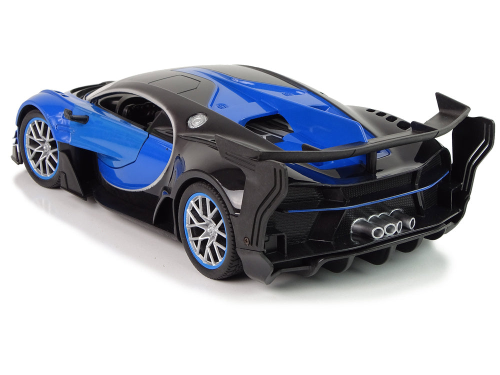 Sportové auto na dálkové ovládání 1:12 – s LED světly | modré