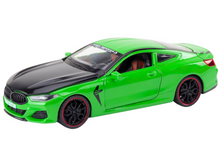 Sportovní auto kovové s frikčním pohonem 1:24 otvírací díly zelené