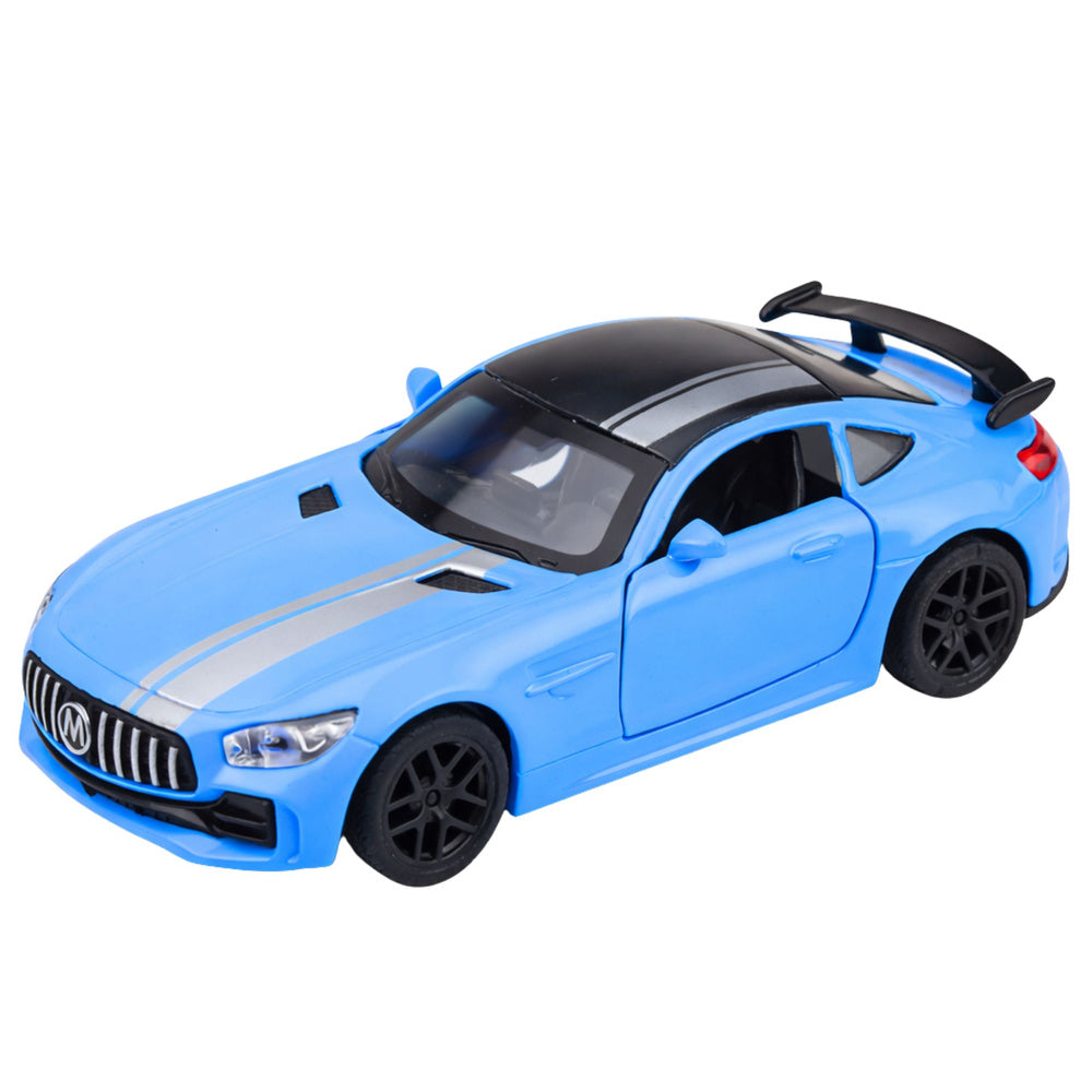 Sportovní auto kovové s otvíracími dveřmi a zvuky 1:32