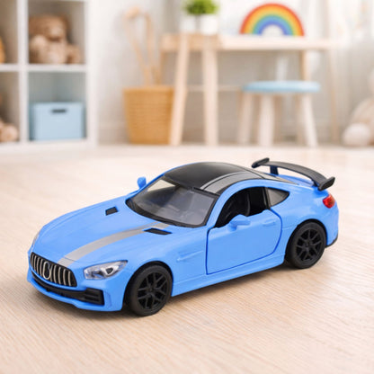 Sportovní auto kovové s otvíracími dveřmi a zvuky 1:32