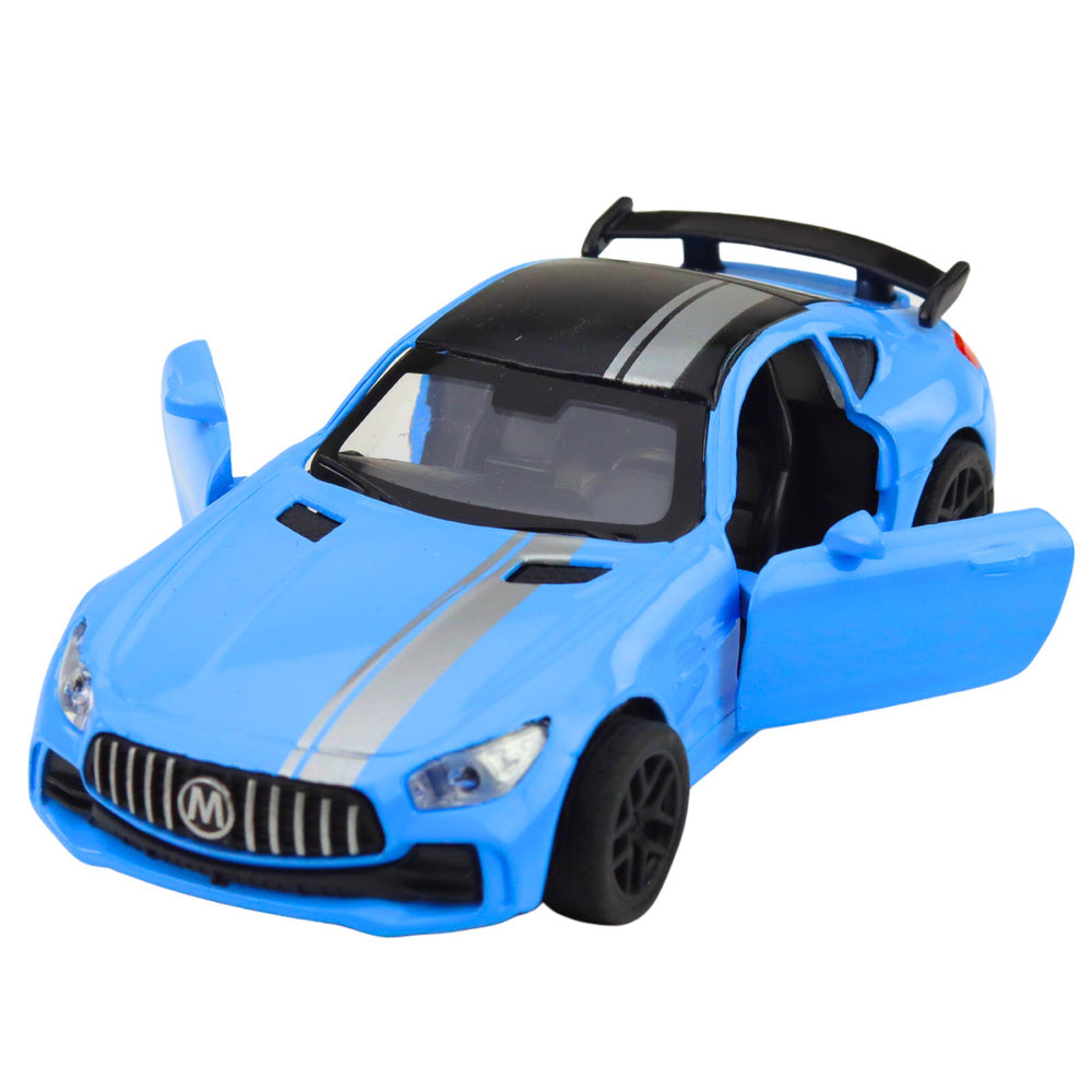 Sportovní auto kovové s otvíracími dveřmi a zvuky 1:32