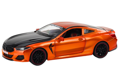 Sportovní auto kovové s třecím pohonem 1:24 oranžové