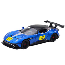 Sportovní auto kovové se světly a zvuky – 1:22 | modré