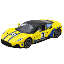 Sportovní auto kovové se světly a zvuky – 1:22 | žluté