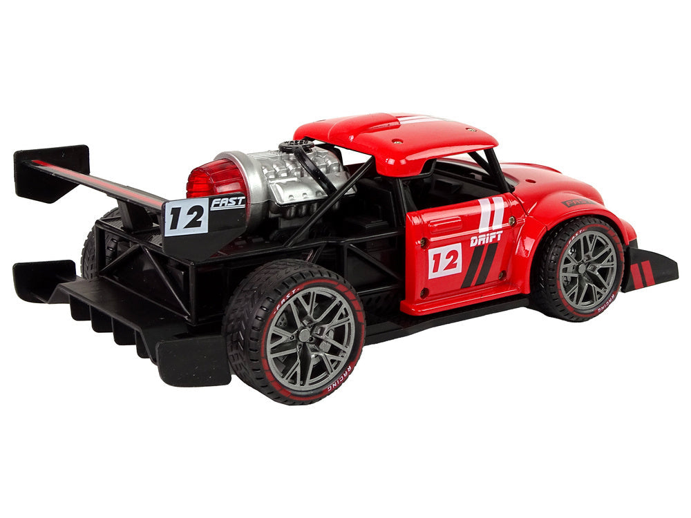 Sportovní auto na dálkové ovládání 1:16 – s párou | červené