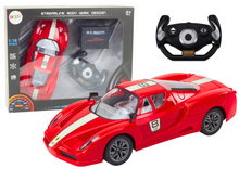 Sportovní auto na dálkové ovládání 1:16 s pilotem červené