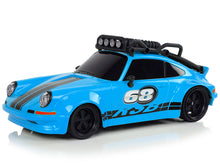 Sportovní auto na dálkové ovládání 1:18 s náhradním kolem modré