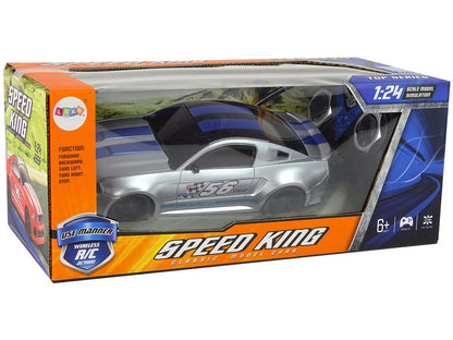 Sportovní auto na dálkové ovládání 1:24 – Speed King | stříbrné
