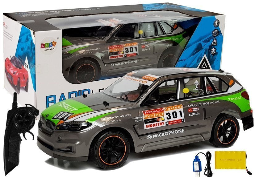Sportovní auto na dálkové ovládání RC 1:10 2.4G šedé