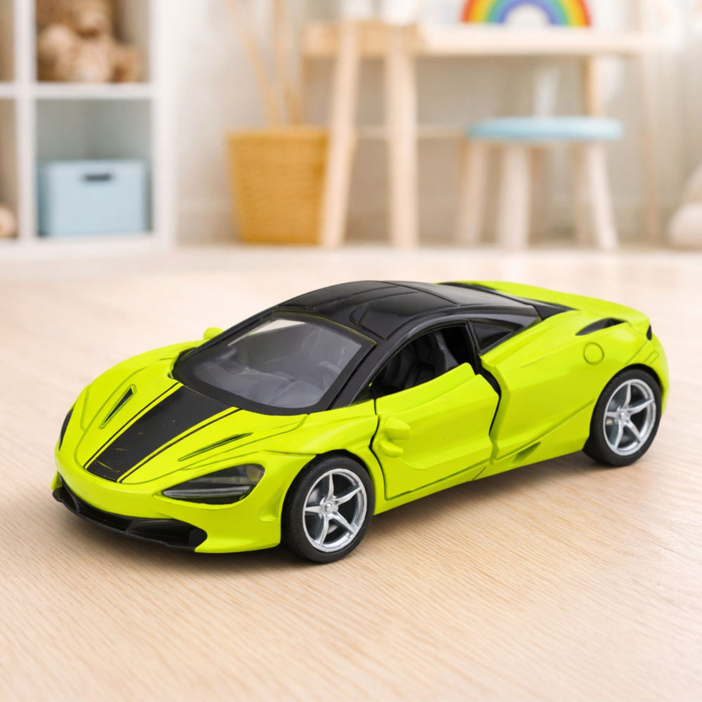 Sportovní auto s pohonem, světly a zvuky – zelené 1:32