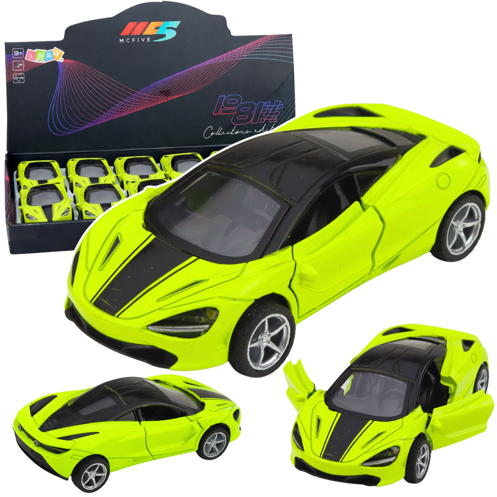 Sportovní auto s pohonem, světly a zvuky – zelené 1:32