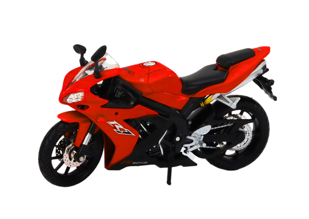 Sportovní motocykl 1:12 s figurkou a stopkou mix barev