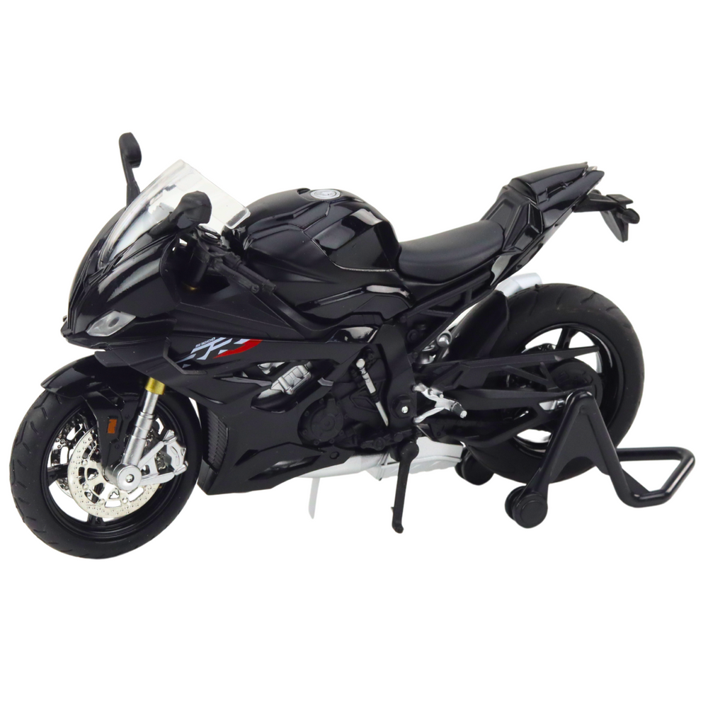 Sportovní motocykl kovový S1000 – se světly a zvuky | černý