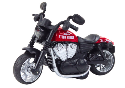 Sportovní motocykl s třecím pohonem Harley 3 barvy