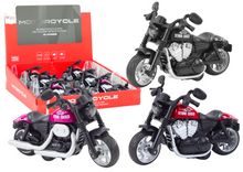 Sportovní motocykl s třecím pohonem Harley 3 barvy