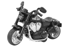 Sportovní motocykl s třecím pohonem Harley 3 barvy
