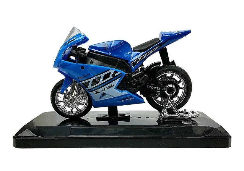 Sportovní motocykl se zvuky 1:18 s natahováním 4 barvy
